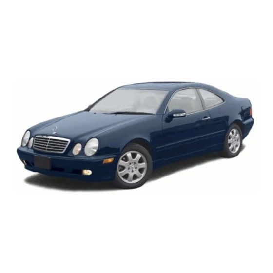 Mercedes-Benz CLK 320 Operator's Manual