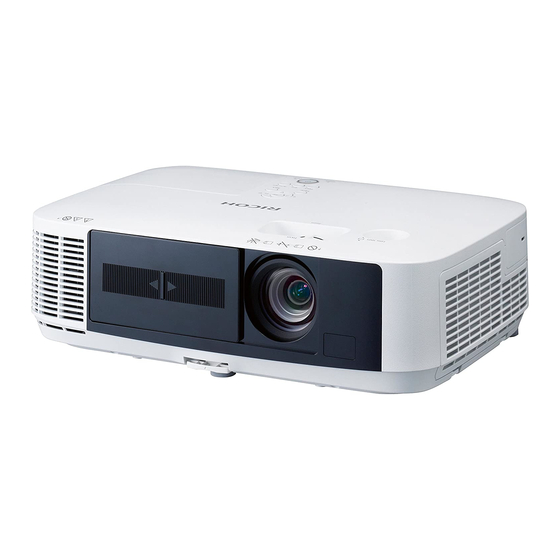 Ricoh PJ X5360N Field Service Manual