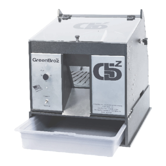 Greenbroz 215 User Manual