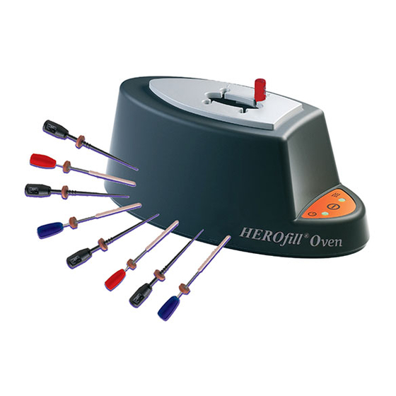 Micro-Mega HEROfill Oven Manual
