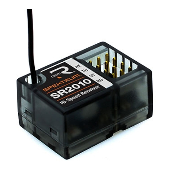 Spektrum SR2010 Instruction Manual