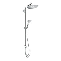 Hans Grohe Croma 280 Air 1jet Showerpipe Reno Instructions For Use/Assembly Instructions