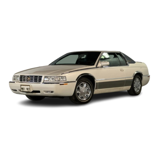 Cadillac 1998 Eldorado Owner's Manual