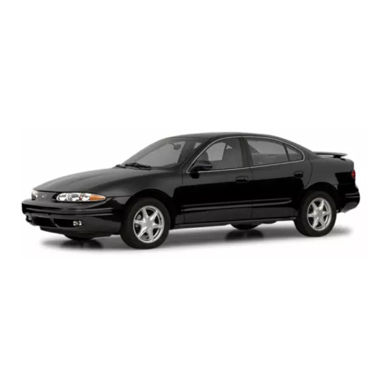 Oldsmobile 2002 Alero Owner's Manual