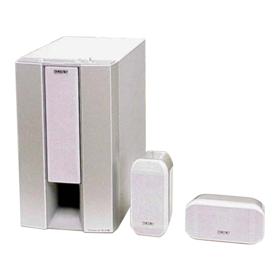 Sony SS-MS445 Service Manual