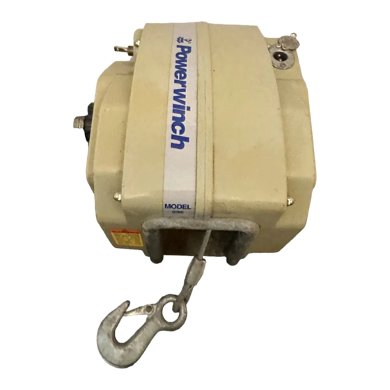 POWERWINCH 235 Installation And Operation Manual
