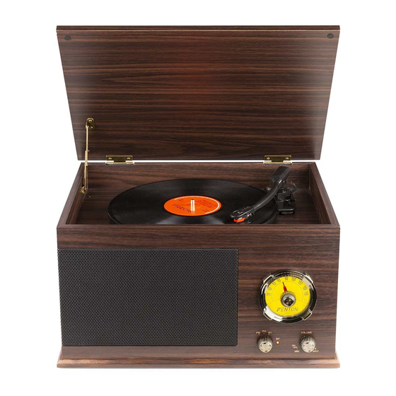 User Manuals: Fenton RP173 Vintage Record Player