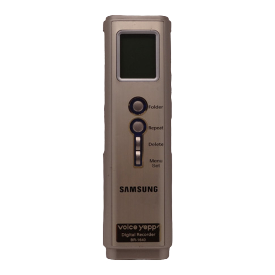 Samsung Voice yePP BR-1640 User Manual