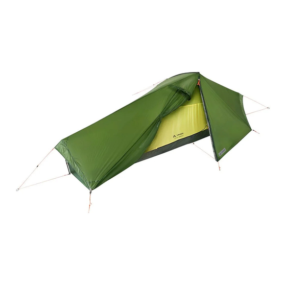 Vaude LIZARD GUL 1P User Manual