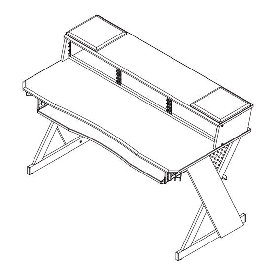 thomann Studio Table XL Black Quick Start Manual