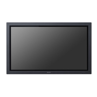 Sony FWD-42PV1 Service Manual