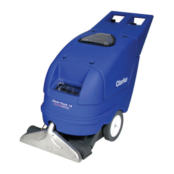 Clarke Clean Track 16 User And Parts Manual