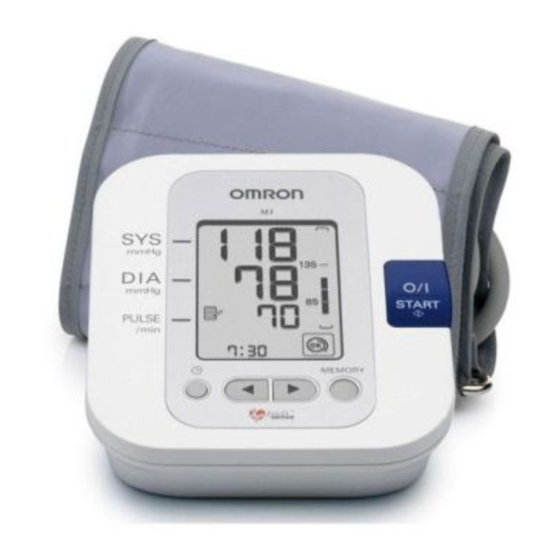 Omron M3 Expert Instruction Manual