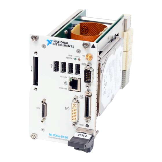 National Instruments NI PXIe-8130 User Manual