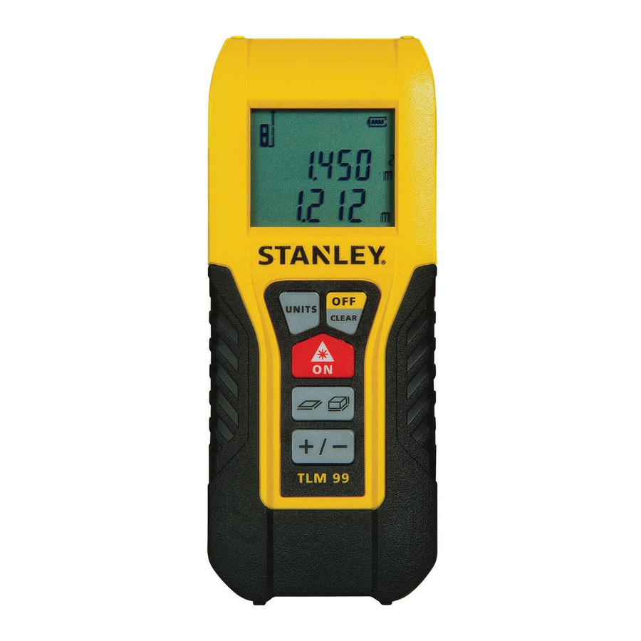 Stanley TLM99 Instructions Manual