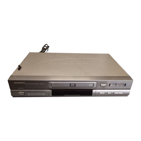 Samsung DVD-611/ 511 Owner's Manual