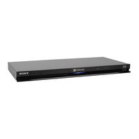Sony BDP-S470 - Blu-ray Disc™ Player Operating Instructions Manual