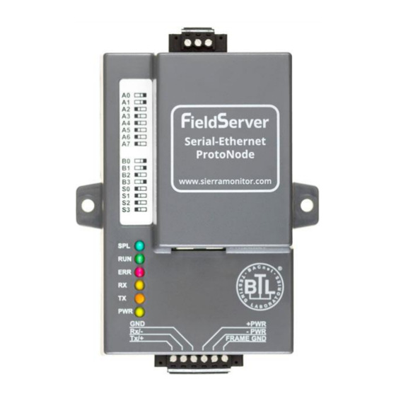 SMC Networks ClimateWorx FieldServer ProtoNode FPC-N34 Startup Manual