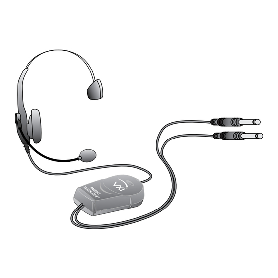 VXI TalkPro Headset User Manual