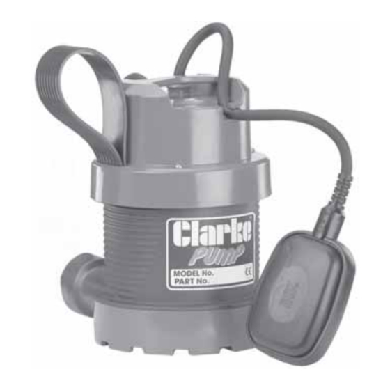 Clarke PSE1A Operation & Maintenance Instructions Manual