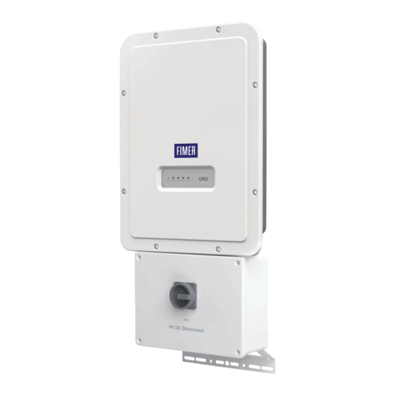 Fimer UNO-DM-3.3-TL-PLUS-US-SB-RA-Q Quick Installation Manual
