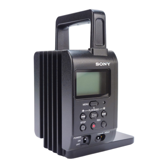 Sony HXR-IFR5 Operating Manual