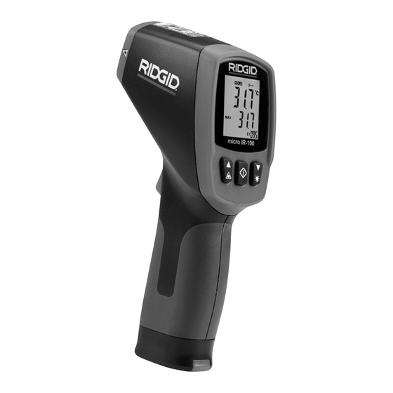 RIDGID micro IR-100 Manual