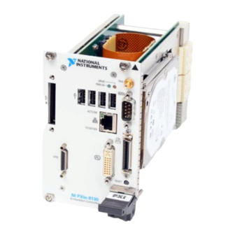 National Instruments NI PXIe-8130 User Manual