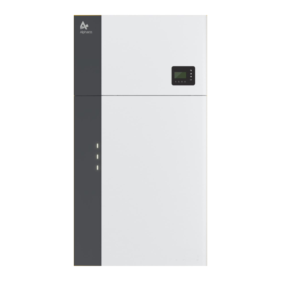 AlphaESS SMILE-G3-S8-INV Installation, Operation & Maintenance Manual