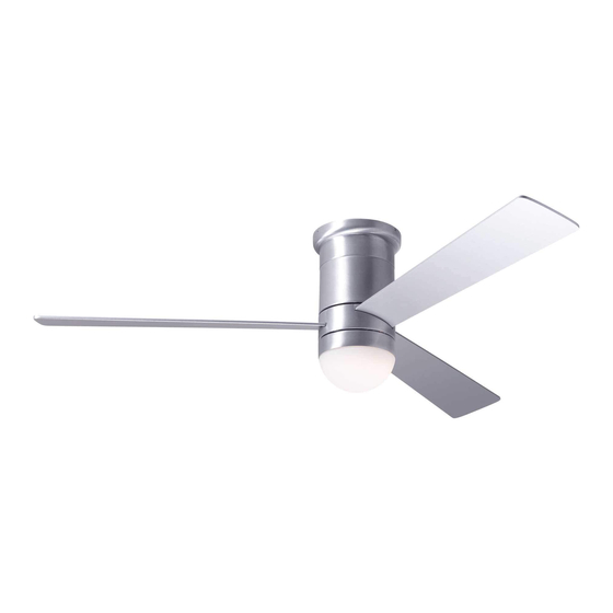 The Modern Fan Company Cirrus Flush DC Installation Instructions And Owner's Manual