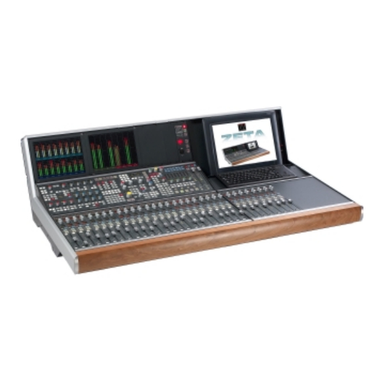 Calrec ZETA SYSTEM PLUS Manuals