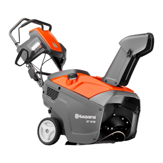 Husqvarna ST 121E Instruction Manual