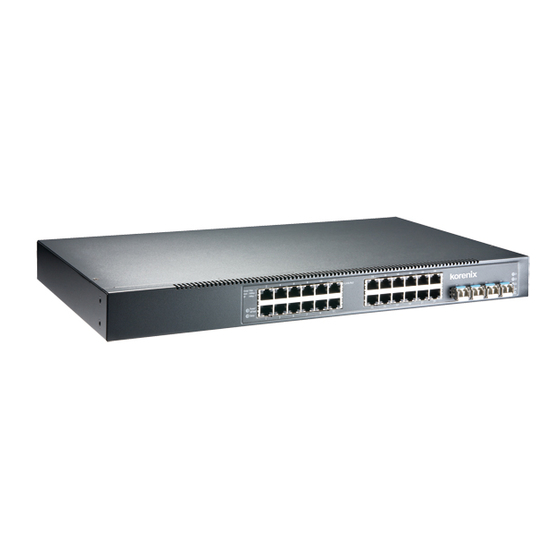 Korenix JetNet 6524G Series Quick Installation Manual