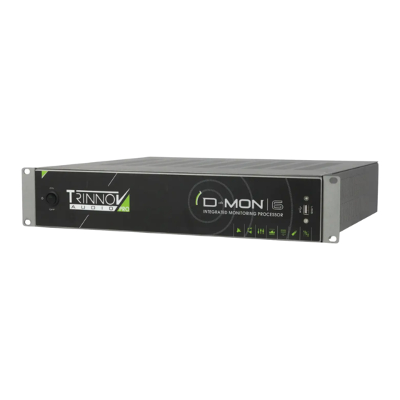 Trinnov Audio D-Mon Series User Manual