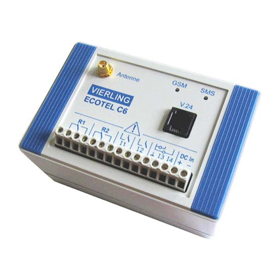 VIERLING ECOTEL C6 Operating Instructions Manual