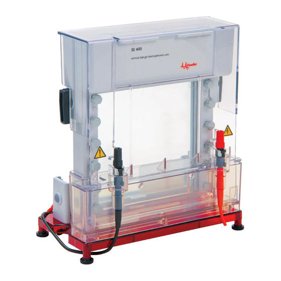 Hoefer SE 400 User Manual