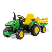 Peg-Perego John Deere GROUND FORCE Use And Care Manual