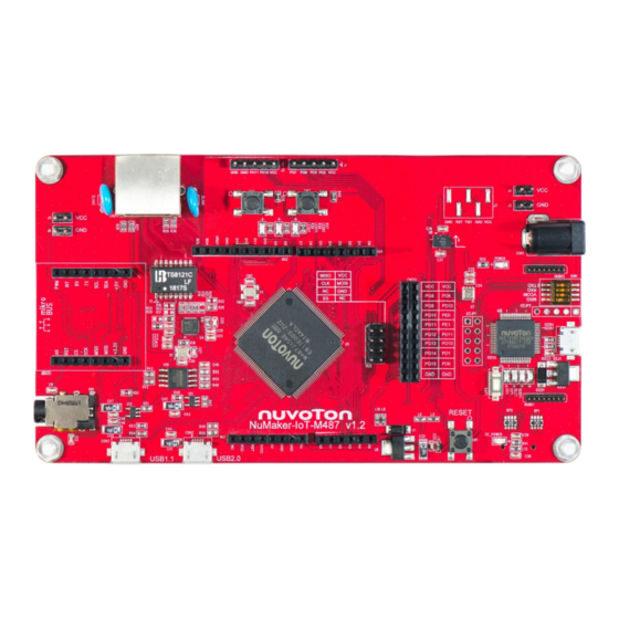 Nuvoton NuMaker-IoT-M487 Connecting Manual