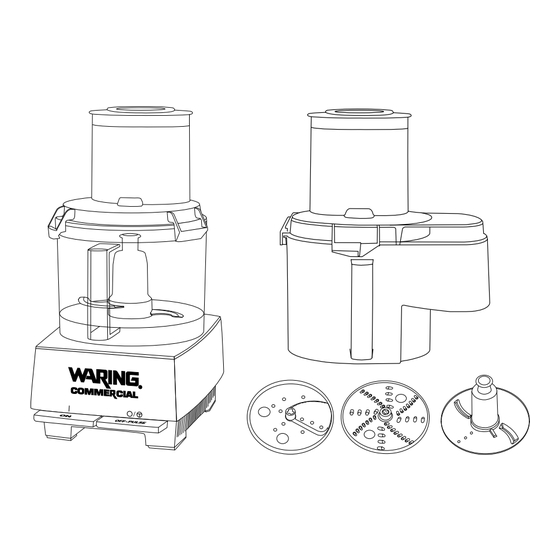 Waring WFP14SCE Operation Manual