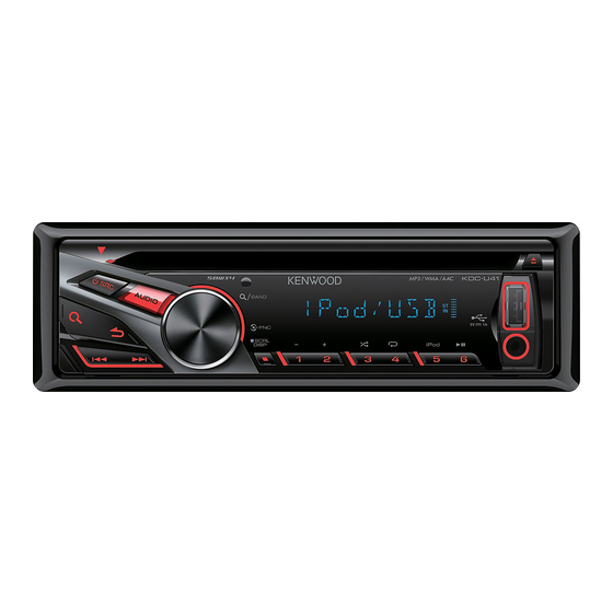 Kenwood KDC-U3056 Instruction Manual