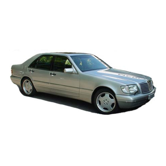 Mercedes-Benz S 600 Manuals