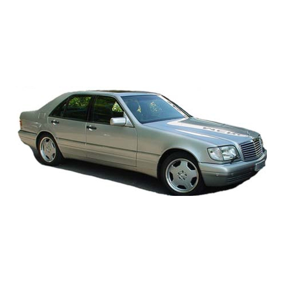 Mercedes-Benz S 600 Operator's Manual