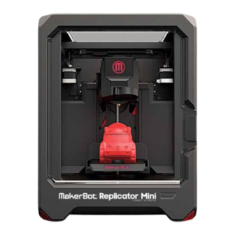 MakerBot Replicator Reference Manual