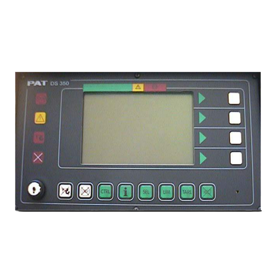 PAT DS 350 Operator's Manual