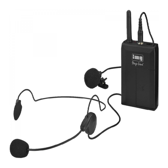 IMG STAGELINE TXS-813SX Instruction Manual