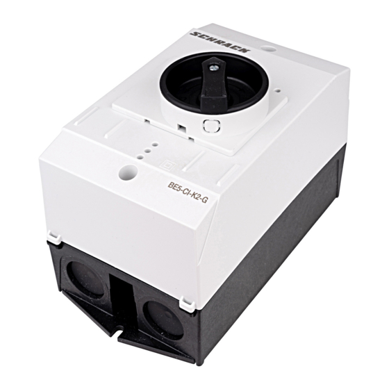 Schrack BE5-CI-K2-G Installation Instructions