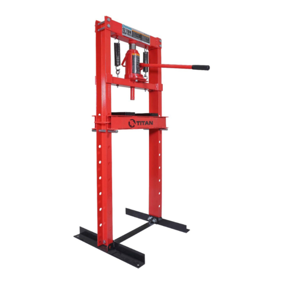 Titan Attachments 12PRESS1 Operator's Manual