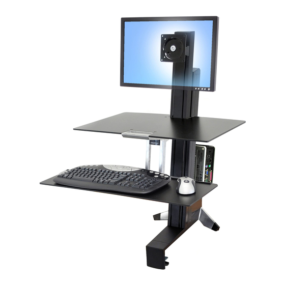 Ergotron WorkFit Single LD Monitor Kit User Manual