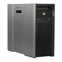 HP Z800 - Workstation - 6 GB RAM Supplementary Manual