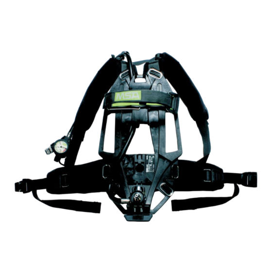 MSA SCBA Basic Apparatus AirGo Quick Start Manual